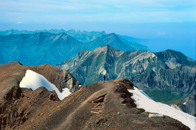 #37 On the top of the Schilthorn, Switzerland, 1980s