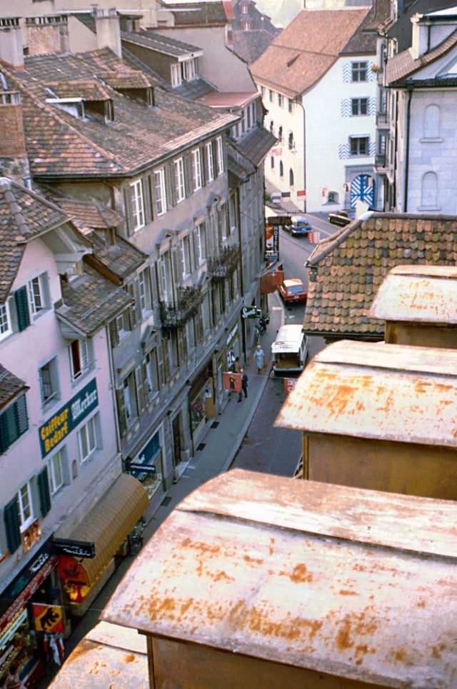 #17 View from a room at the Hotel Bären in Luzern, Switzerland, 1980s