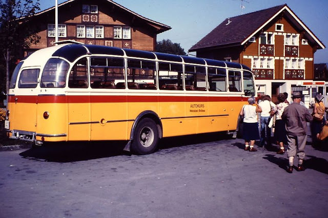 #21 FBW Haifisch (Autokurs) in Brülisau near Appenzell, Switzerland, 1980s