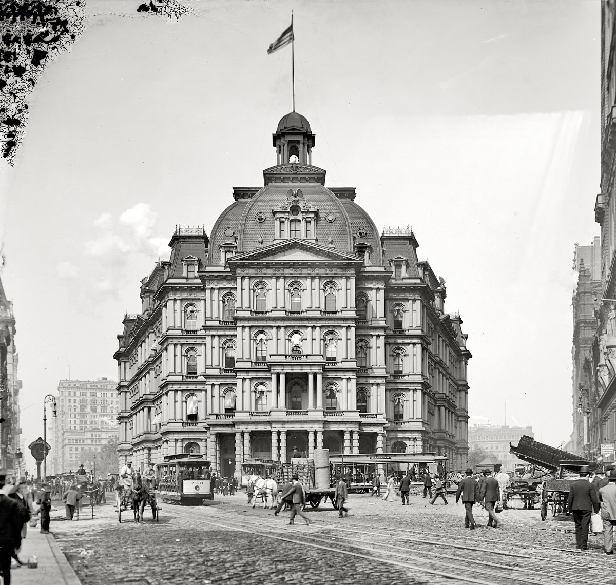#17 ity Hall Post Office, New York State, 1905.
