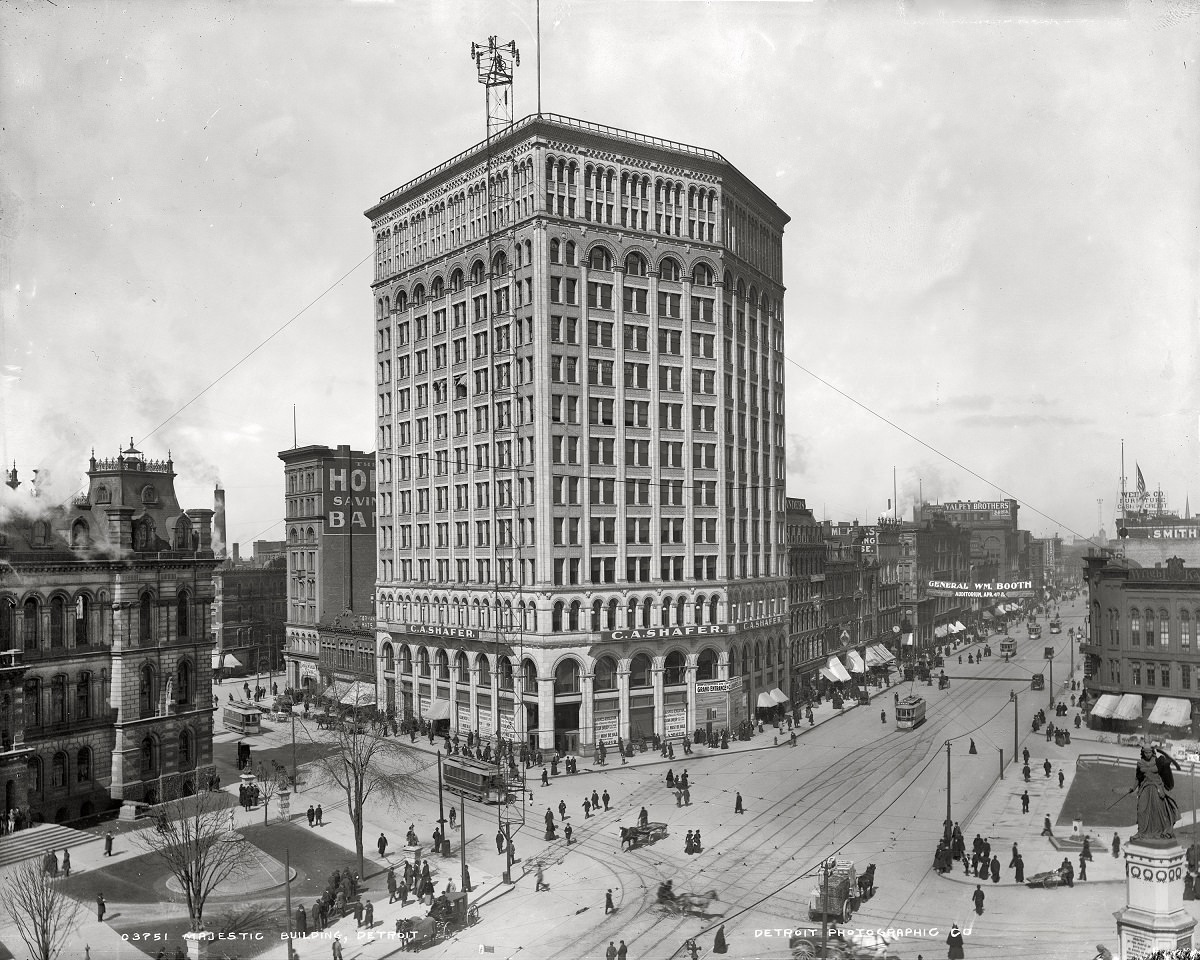 #60 Majestic Building, Detroit, Circa 1880-1899.