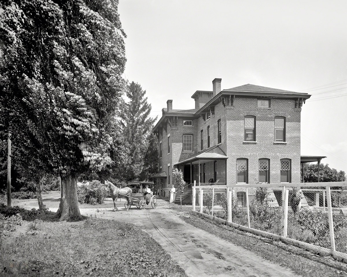 #20 The Firs also known as the Hatheway House, located at Mile Road in New Baltimore, 1901