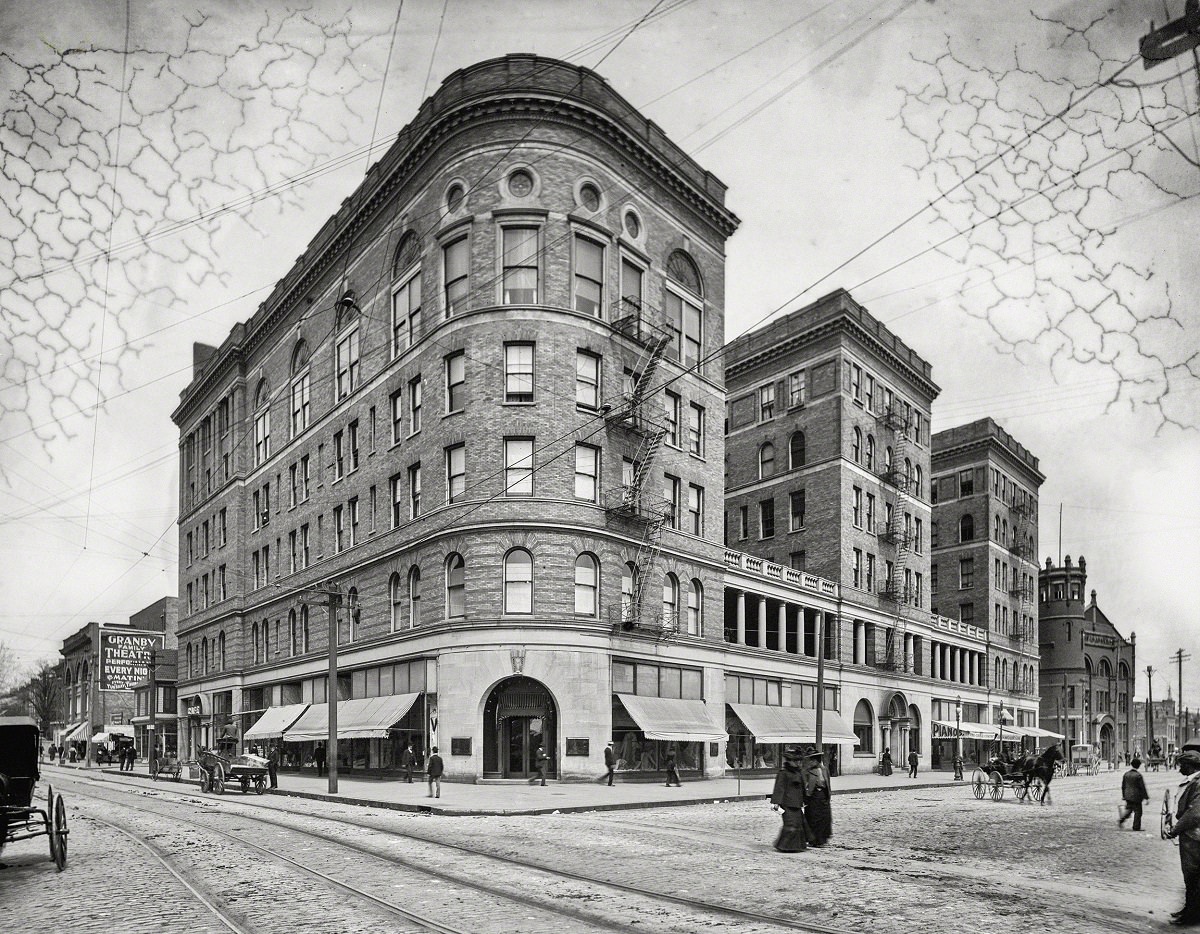 #92 Monticello Hotel, Norfolk, Virginia, 1902.