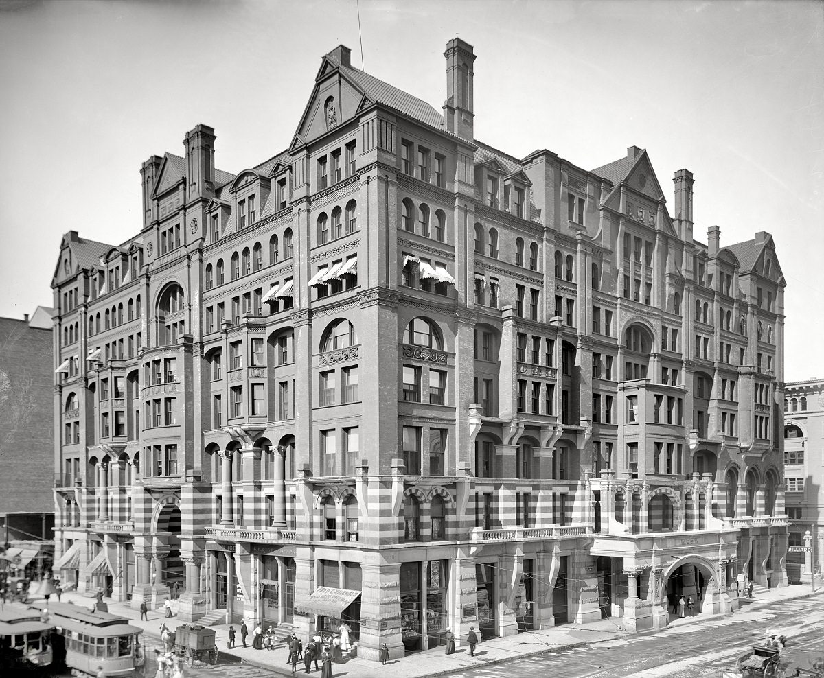 #95 West Hotel, Minneapolis, Minnesota, circa 1905.