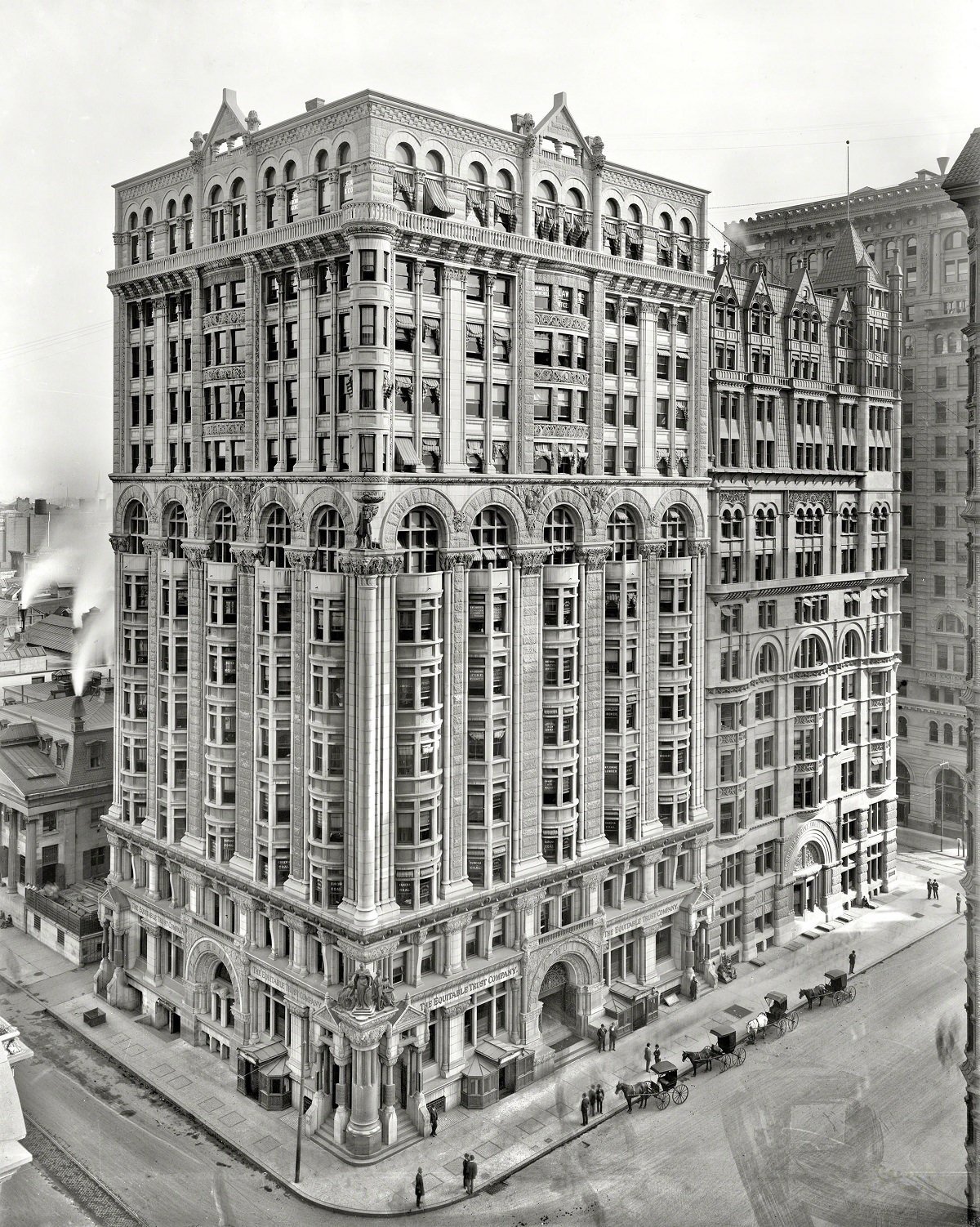 #39 Betz Building, Broad and South Penn Square, Philadelphia circa 1900.