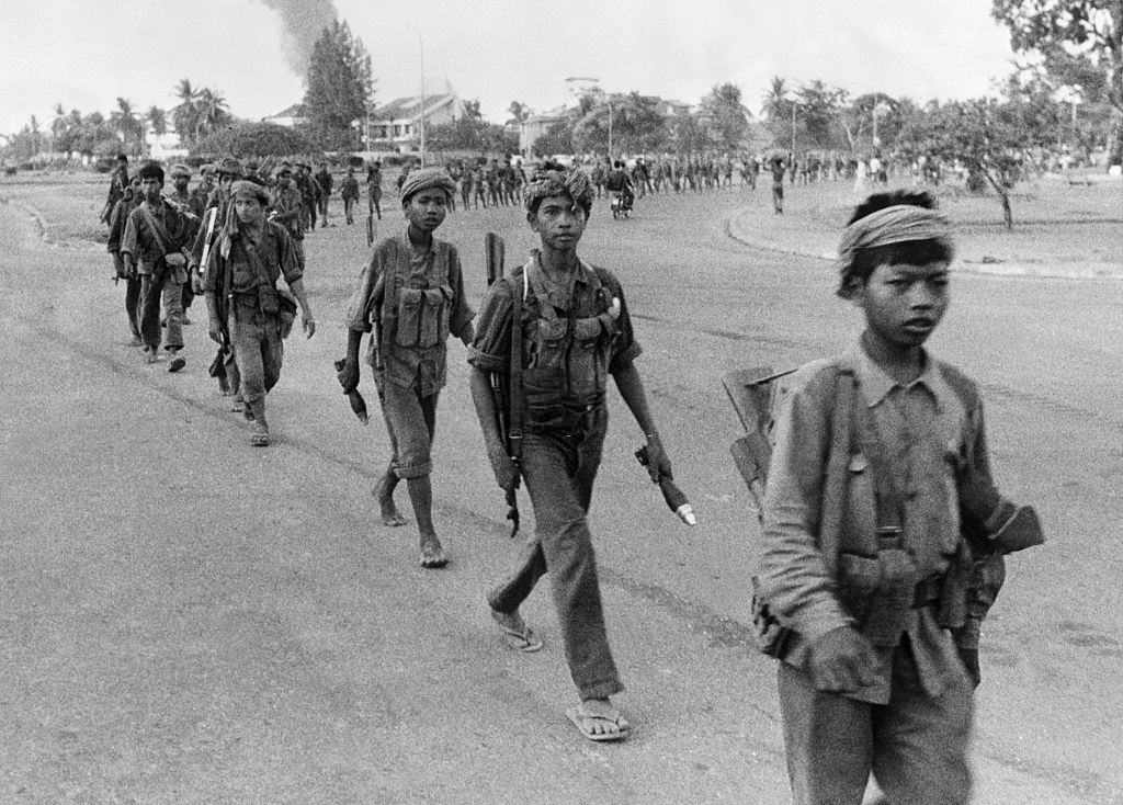 #10 The young Khmer Rouge guerrilla soldiers, 1975