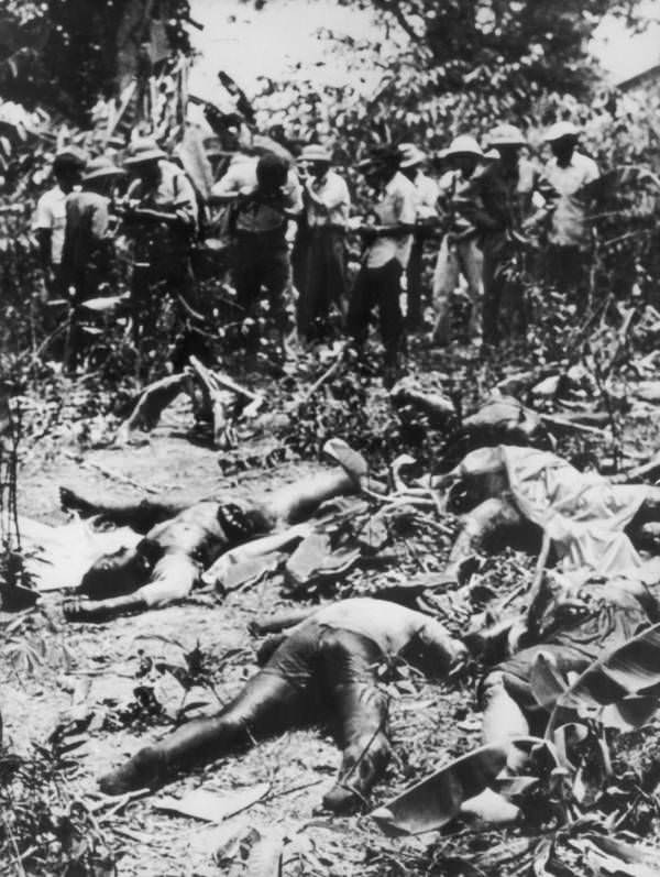 #34 A field of people massacred by the Khmer Rouge, My Duc, Vietnam. 1978.