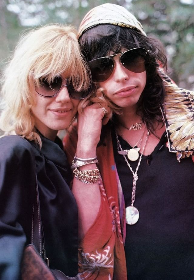 #13 Cyrinda Foxe with her husband Steven Tyler