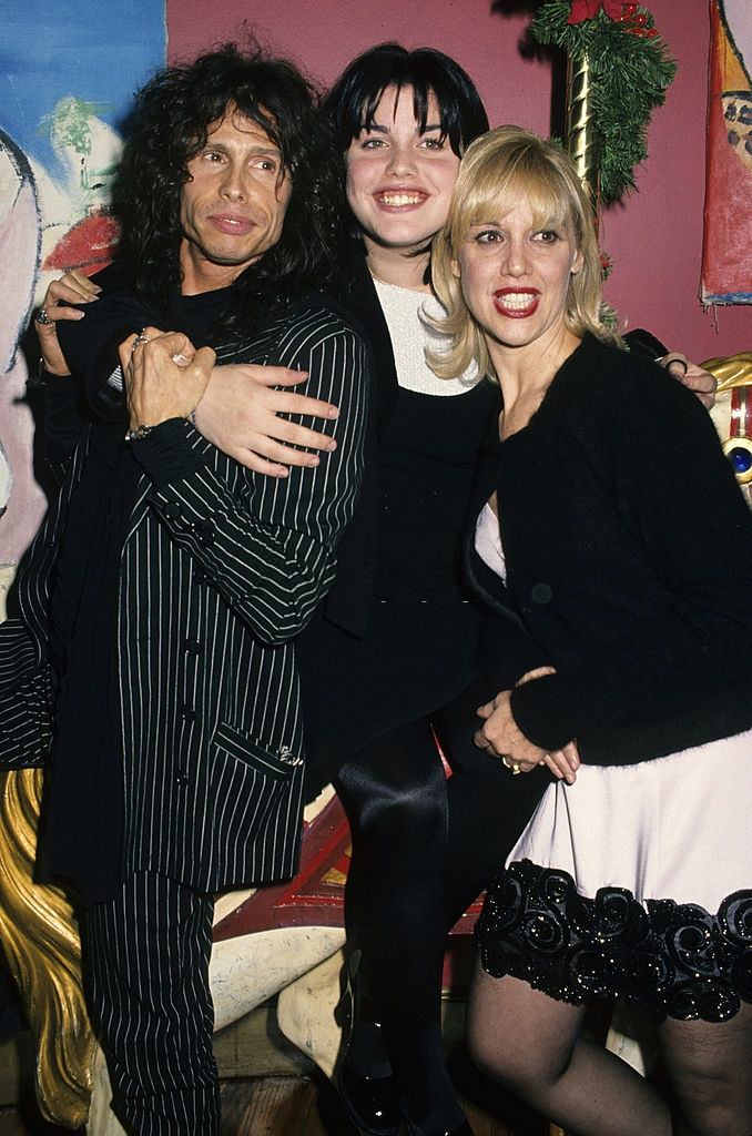 #16 Cyrinda Foxe with Steven Tyler and Mia Tyler at the Rouge Club in New York City, 1980s