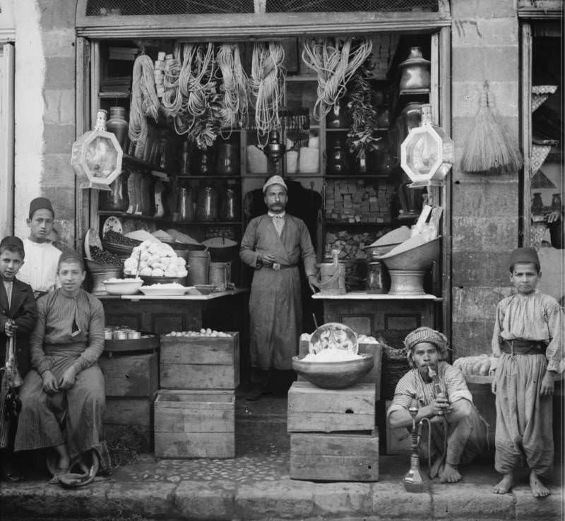 #16 A grocer’s shop, Circa 1900-1920.