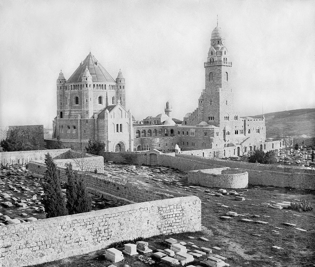 #7 The Dormition Abbey on Mount Zion, Jerusalem, 1898.