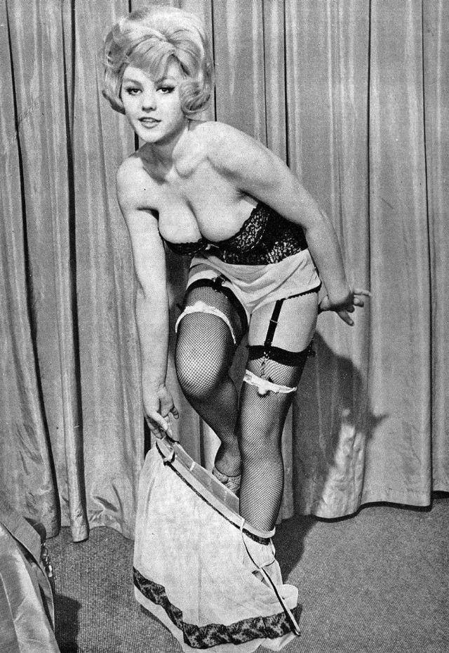 #10 Margaret Nolan showing her skirt, 1965