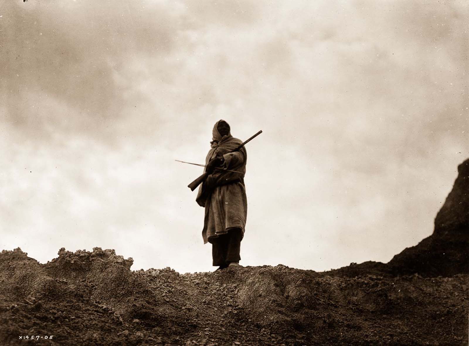 #34 A Sioux hunter. 1905.