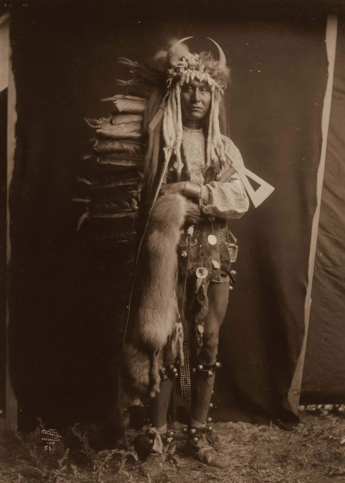 #39 Iron Breast, a Piegan man. 1900.
