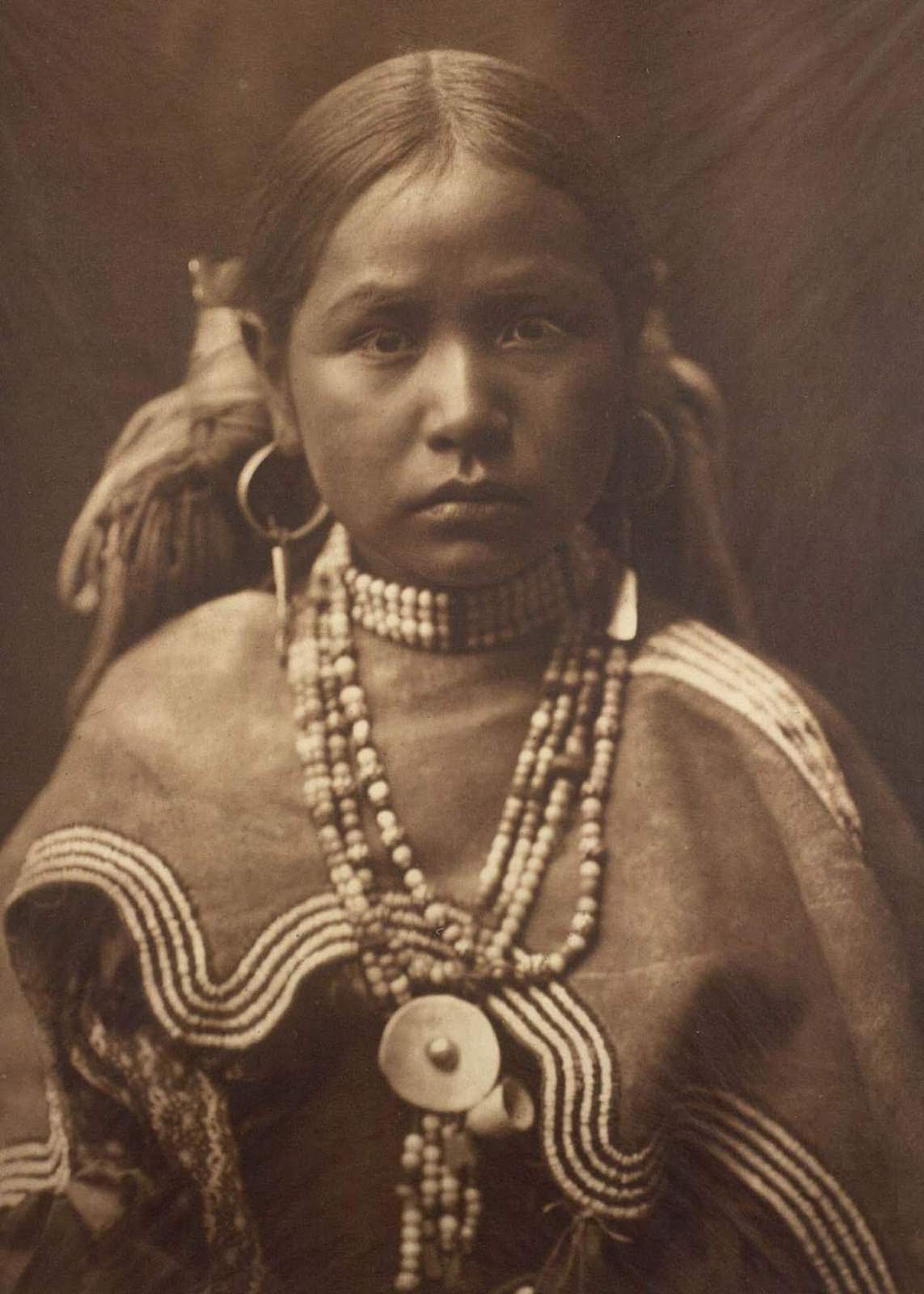 #48 A Jicarrilla girl. 1910.