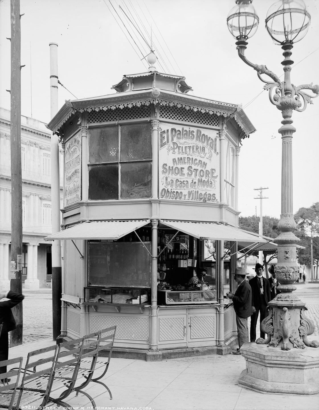 #29 A street corner merchant, Havana, 1904