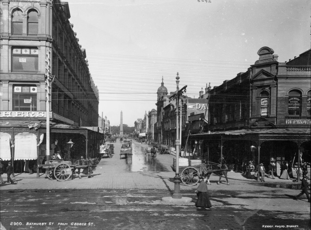 #22 Bathurst Street from George Street, 1902