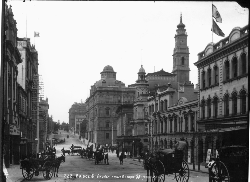 #49 Bridge Street from George Street, Sydney, 1907