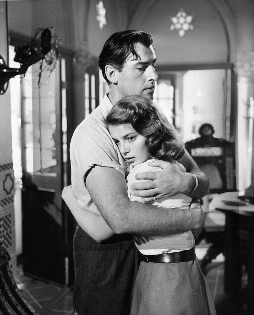 Pier Angeli with Stewart Granger in the film ‘The Light Touch’, 1952