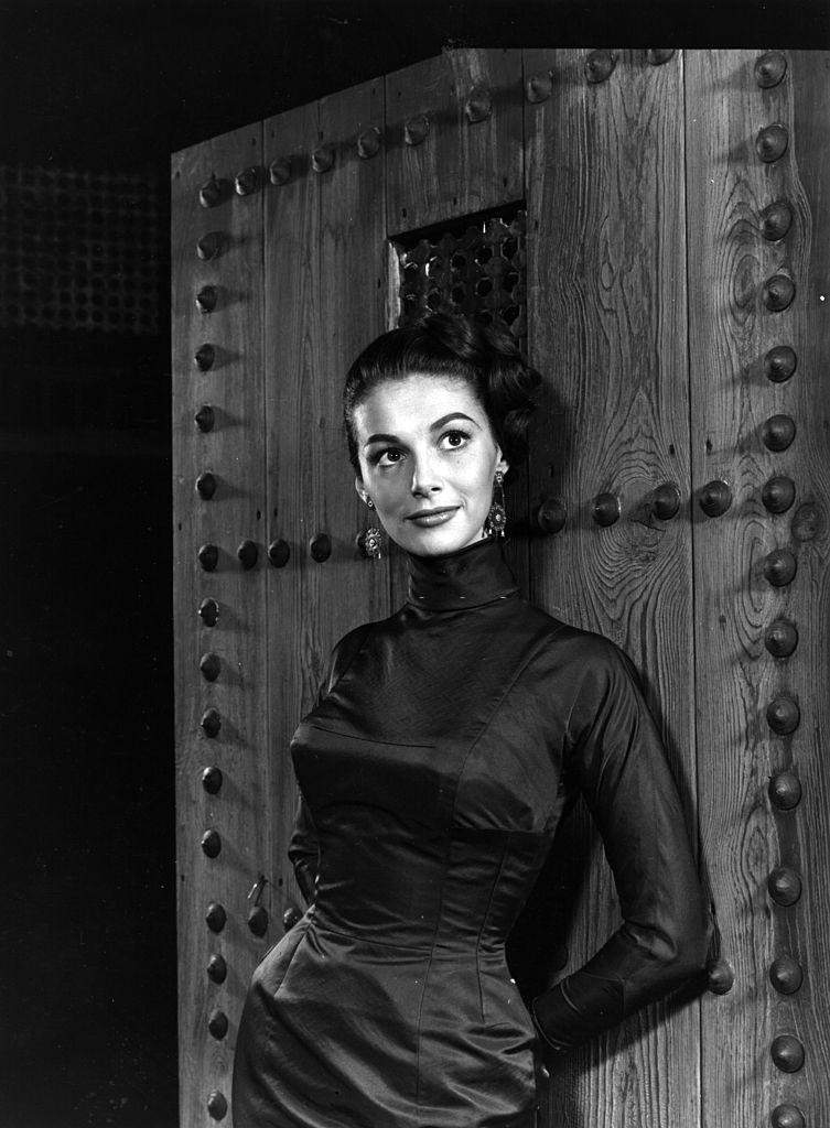 Pier Angeli on the set of ‘Port Afrique’, 1955