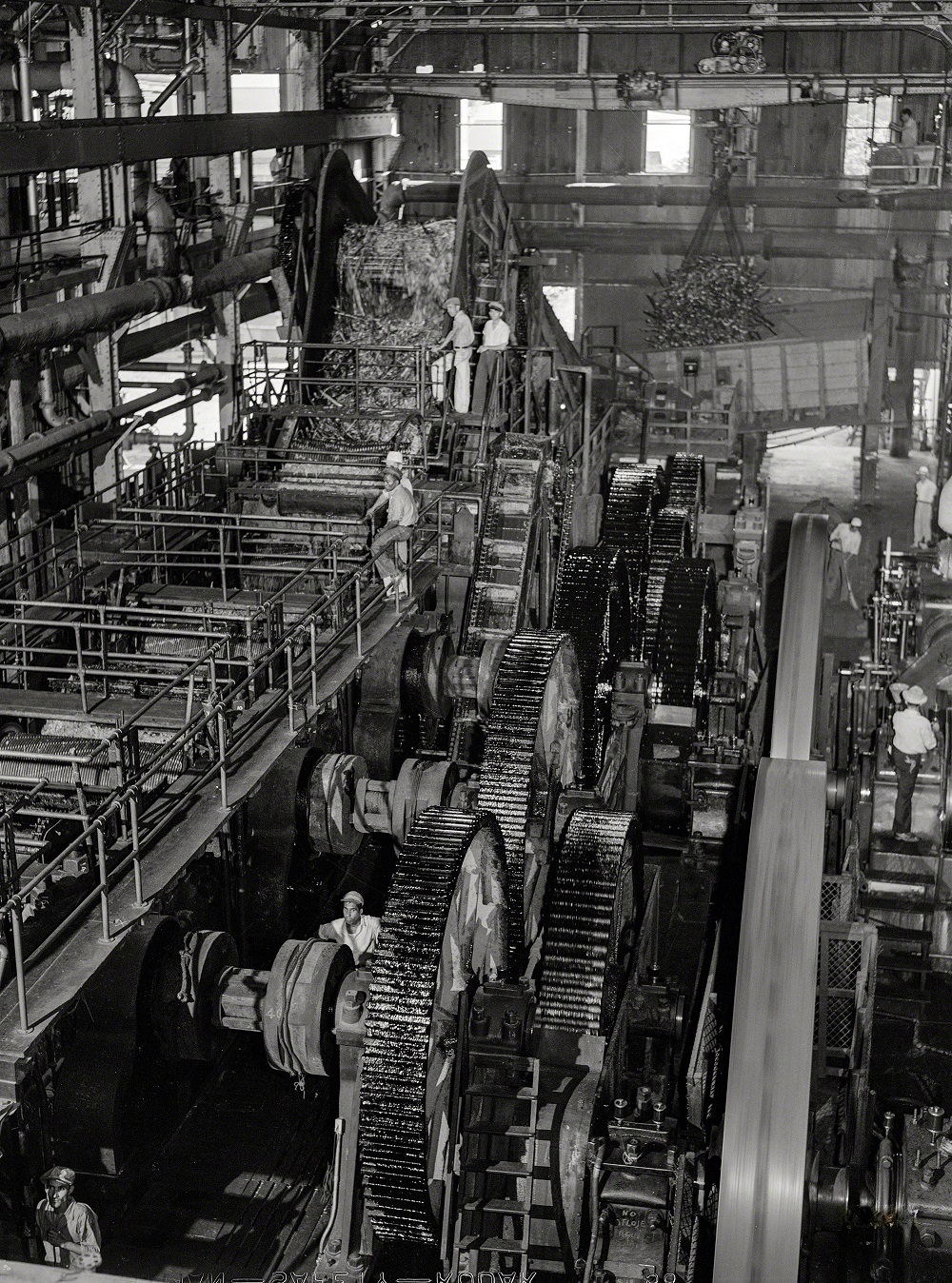 #3 One of the mills in the South Puerto Rico Sugar Company plant, Ensenada, Puerto Rico, January 1942