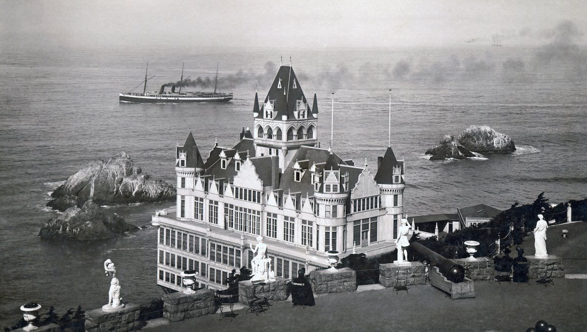 #12 View taken from the Parapet at Sutro Heights, Adolph Sutro’s estate above the Cliff House, 1903