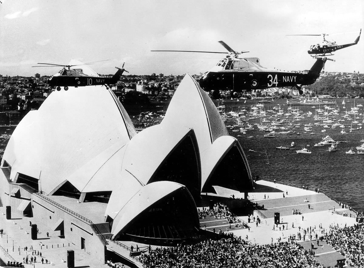 #32 The opening of the Opera House, 14 years after construction began, Oct. 20, 1973.