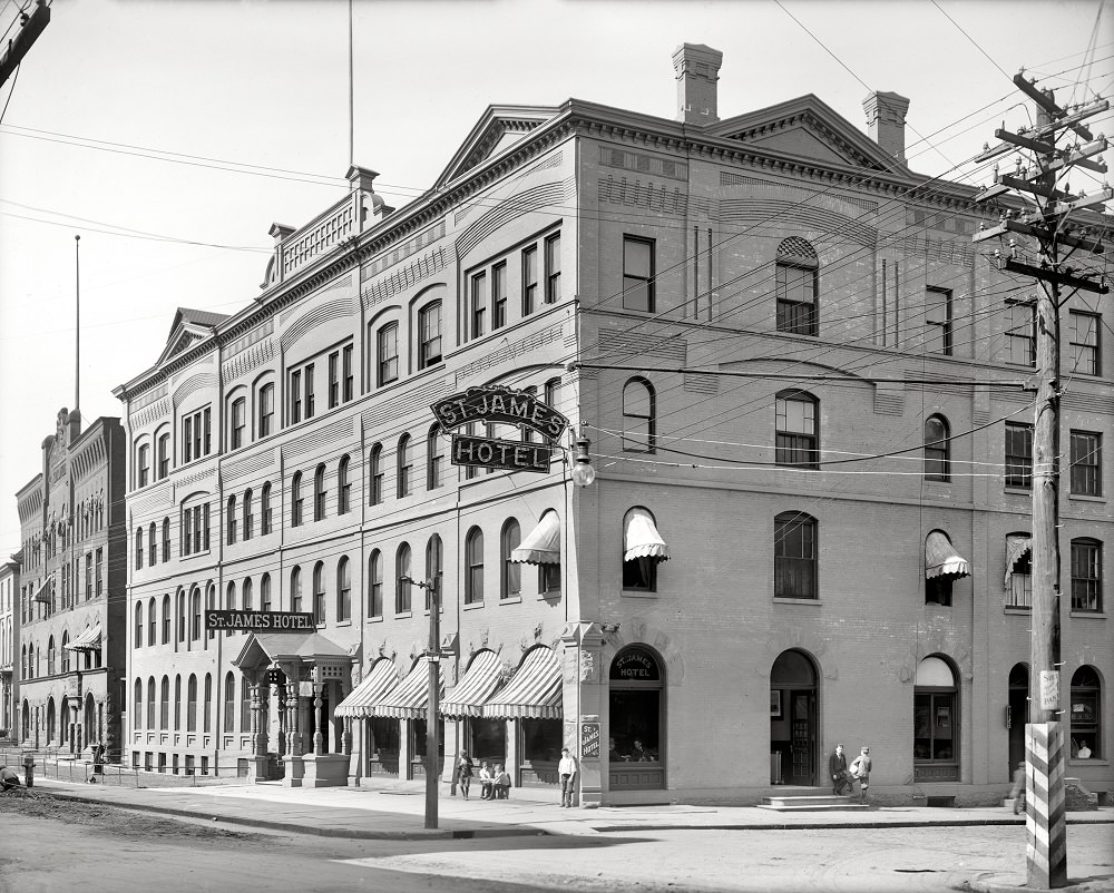 #5 St. James Hotel, Utica, New York, 1910