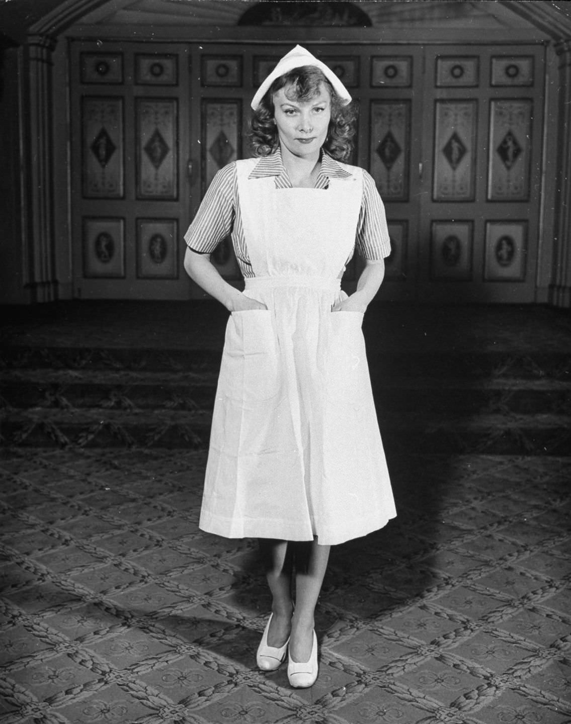 Civil Defense nurse’s uniform.