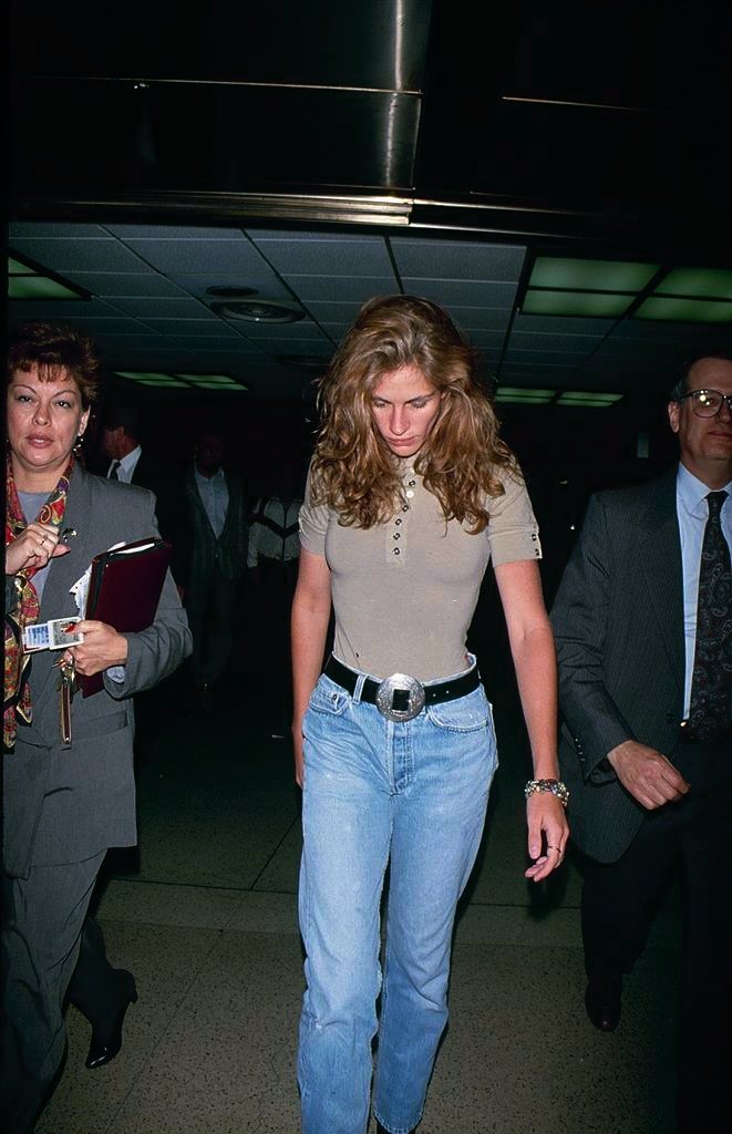 #29 Julia Roberts in blue jeans, 1990
