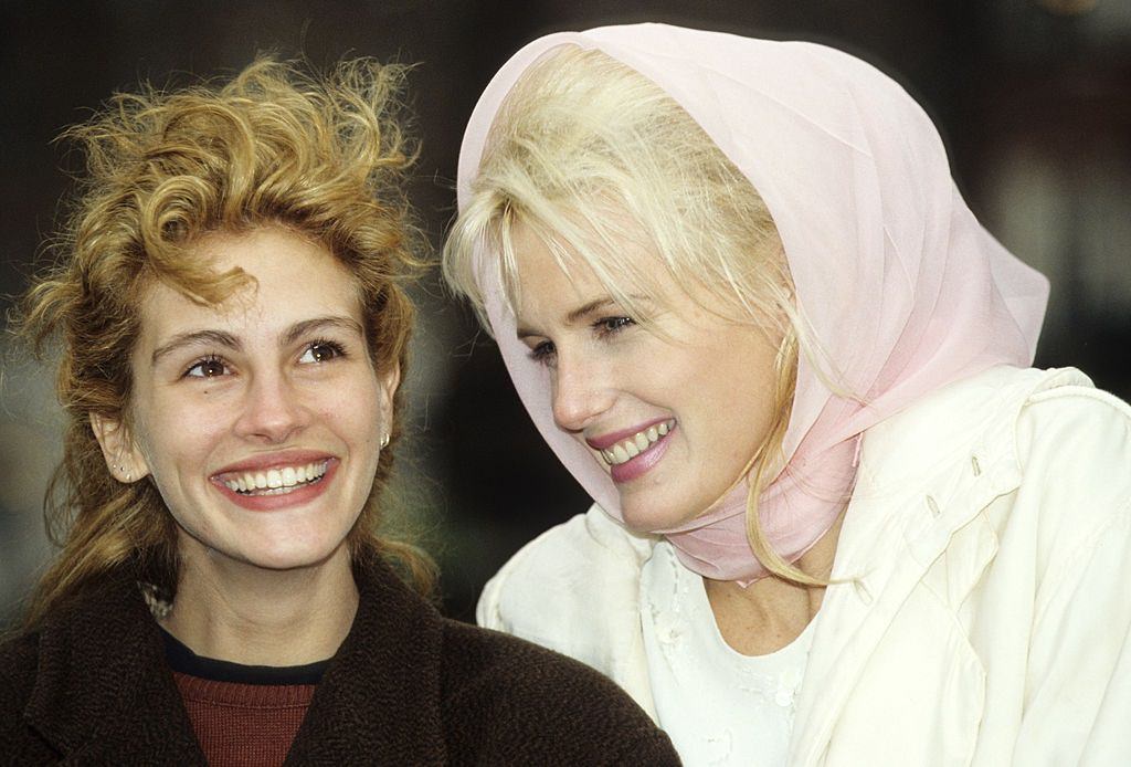 #30 Julia Roberts with Daryl Hannah, 1990