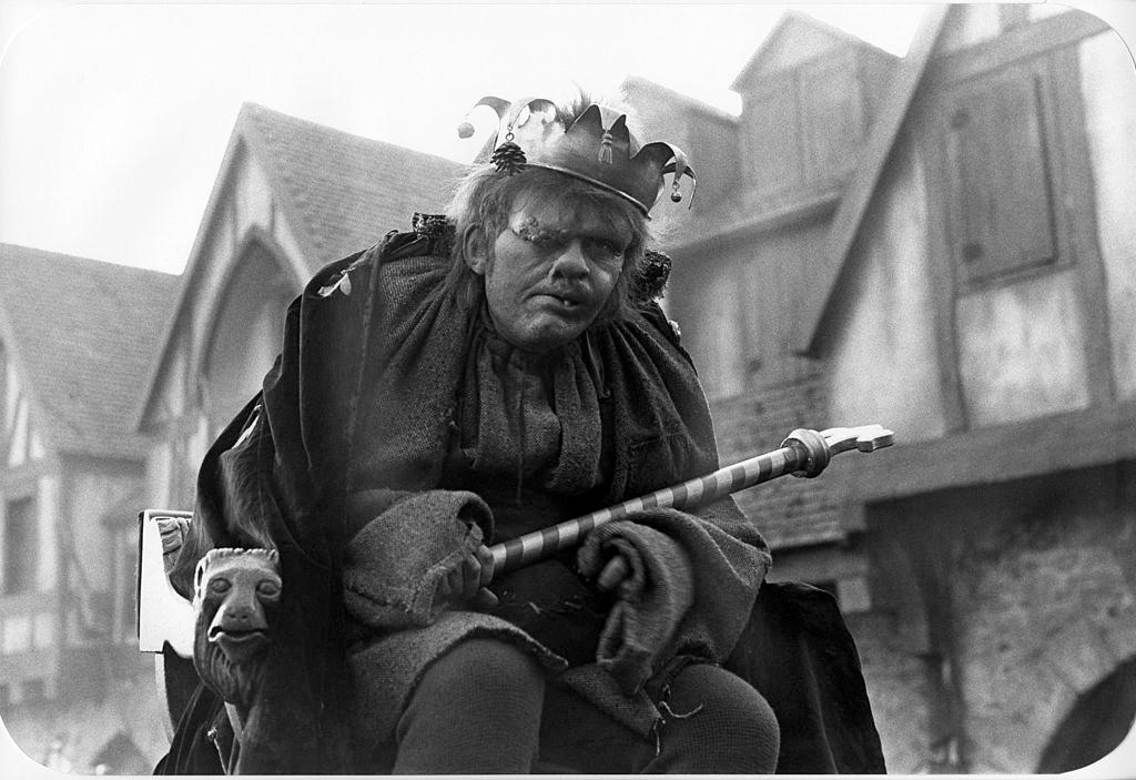 #40 Anthony Hopkins as Quasimodo in the film ‘The Hunchback of Notre Dame’, 1982