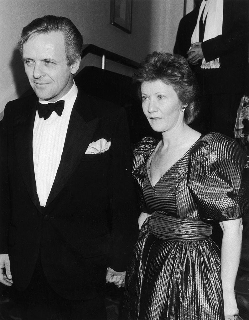 #9 Anthony Hopkins and his wife Jennifer, 1986