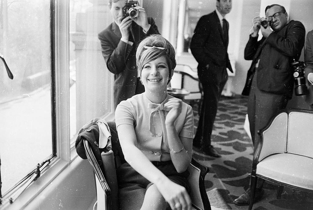 #33 Press photographers taking pictures of Barbra Streisand, 1966