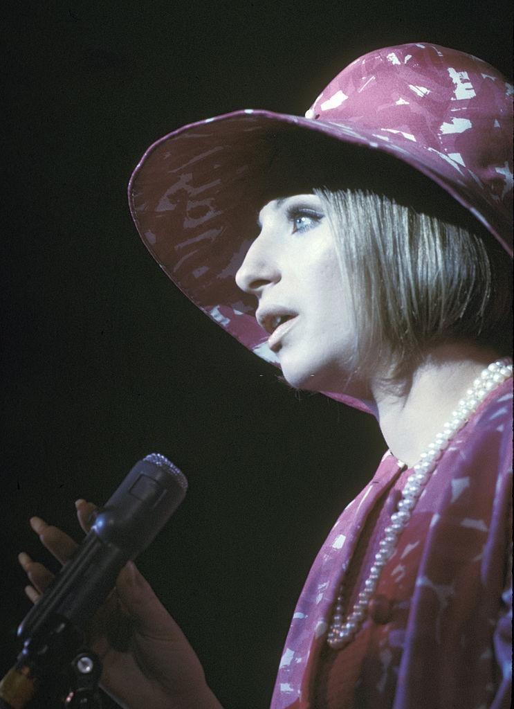 #45 Barbra Streisand during McCarthy Rally at Waldorf Hotel in New York City, 1968