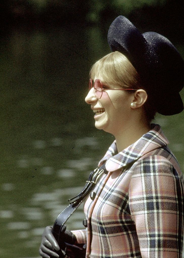 #50 Barbra Streisand during the filming of “On A Clear Day You Can See Forever”, 1969