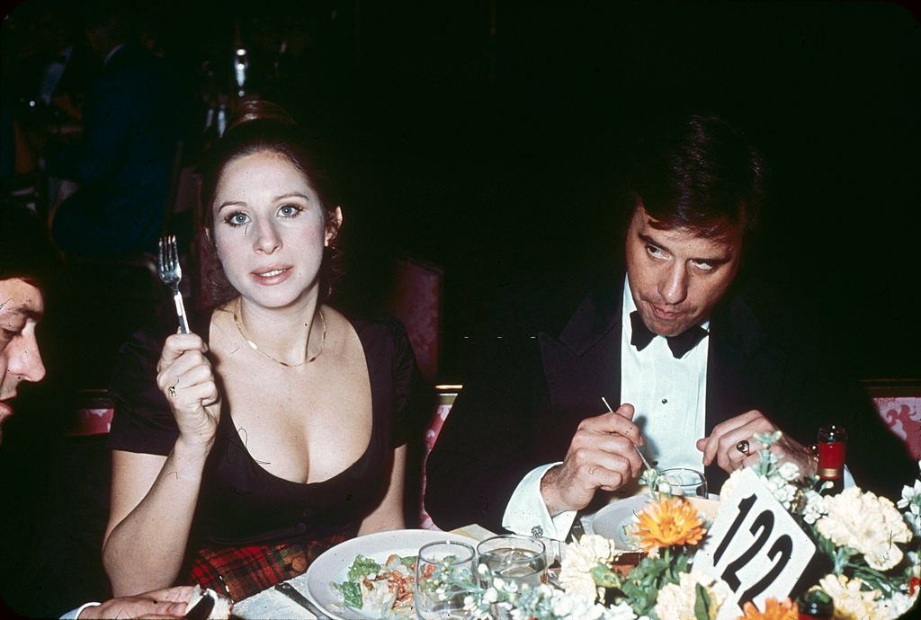 #54 Barbra Streisand with director Peter Bogdanovich, 1972