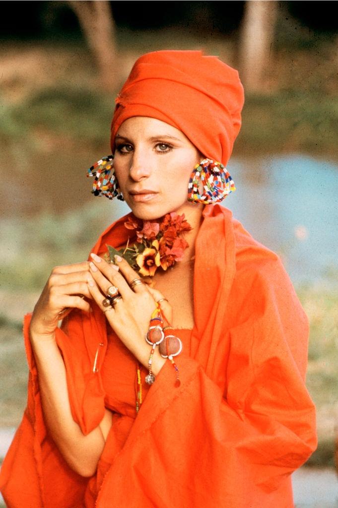 #55 Barbra Streisand in costume and on the set of the film ‘Up the Sandbox’, 1972