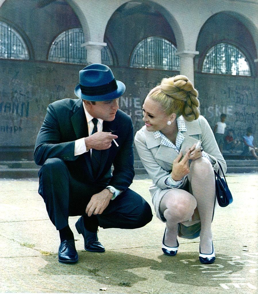 #45 Faye Dunaway with Paul Burke in a scene from the film ‘The Thomas Crown Affair’, 1968