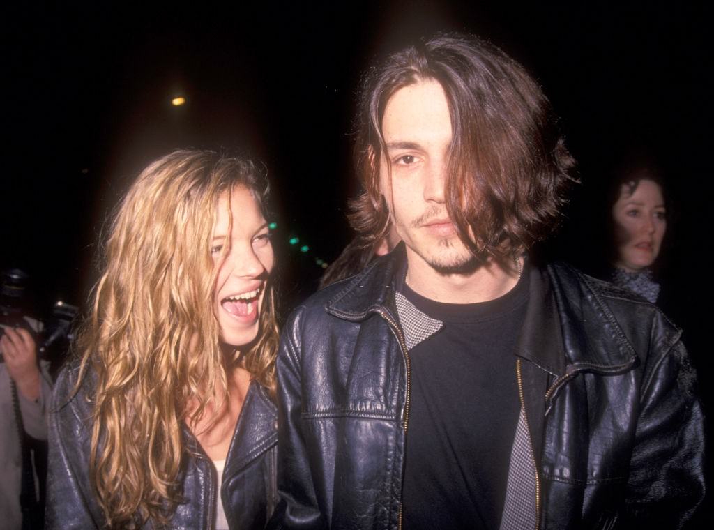 #10 Johnny Depp with Kate Moss, Los Angeles, 1988