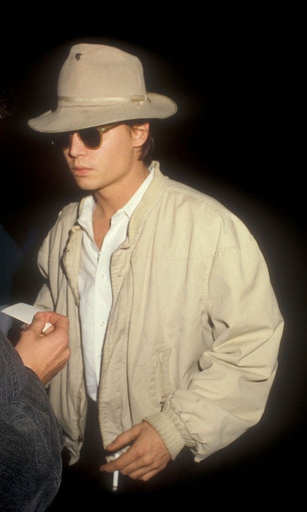 #12 Johnny Depp at LAX at Los Angeles International Airport, 1988