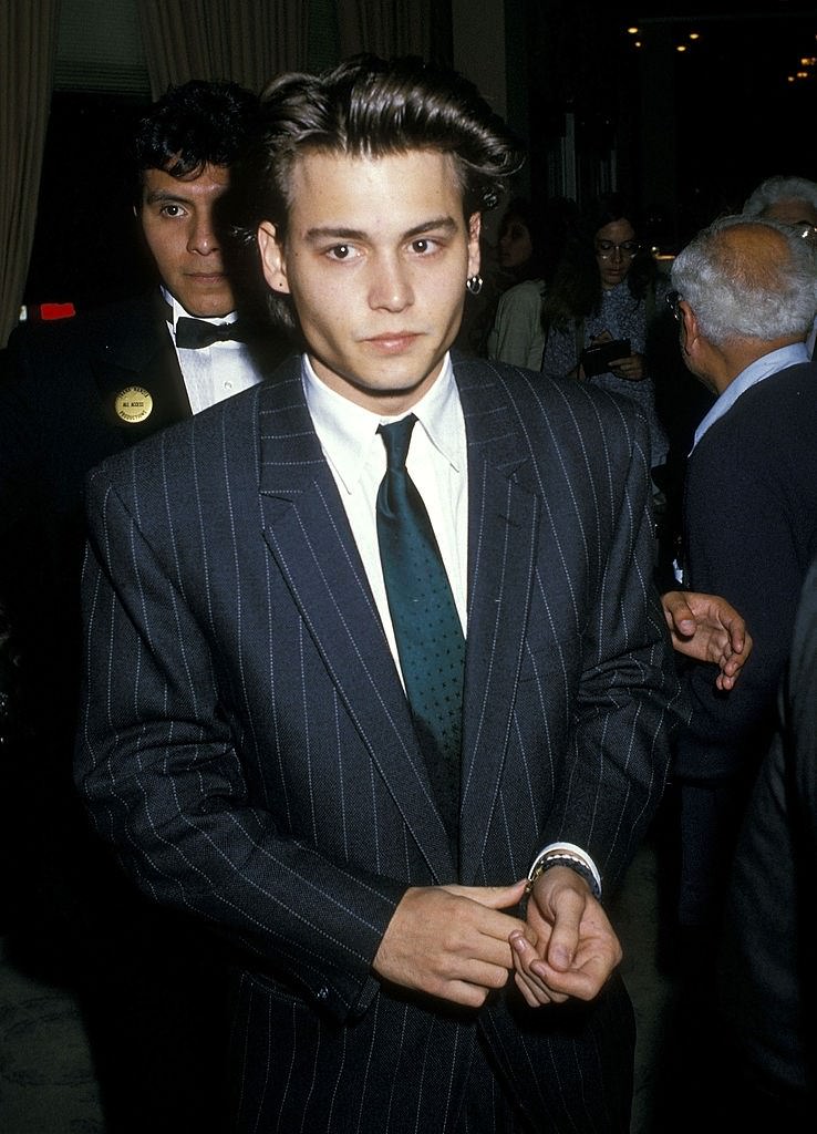 #13 Johnny Depp at the 18th Annual Nosotros Golden Eagle Awards, 1988