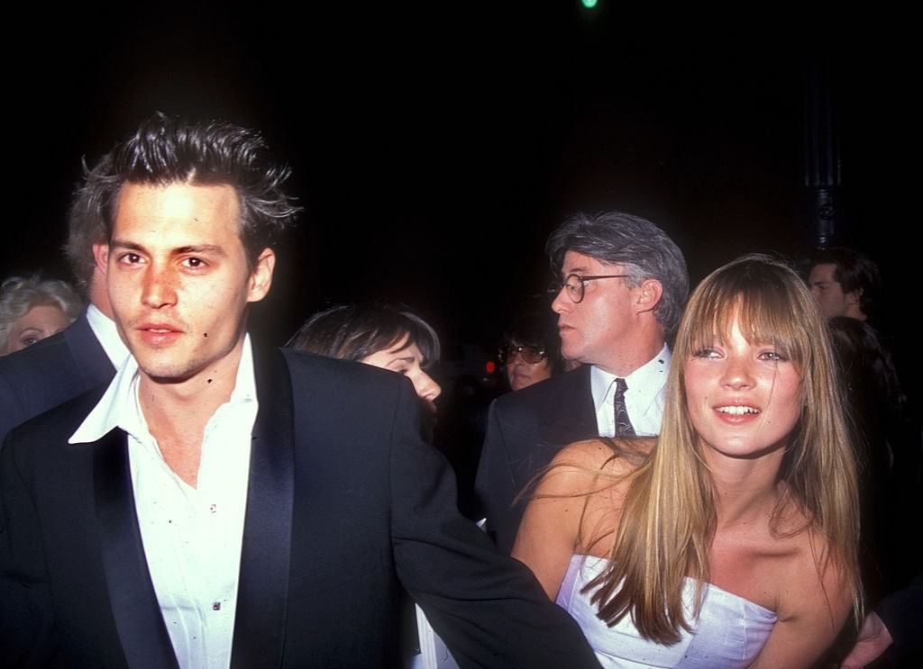 #30 Johnny Depp with Kate Moss, 1989
