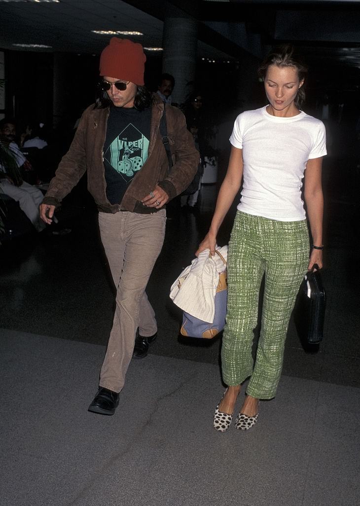 #31 Johnny Depp and Kate Moss, 1989