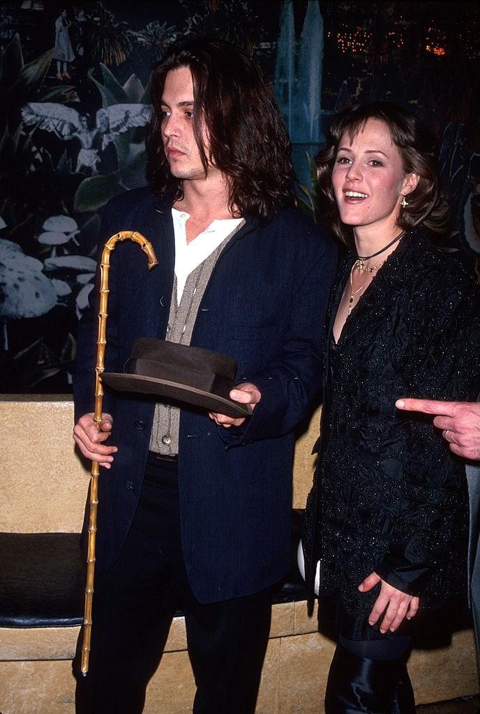 #46 Johnny Depp with Mary Stuart Masterson, 1993