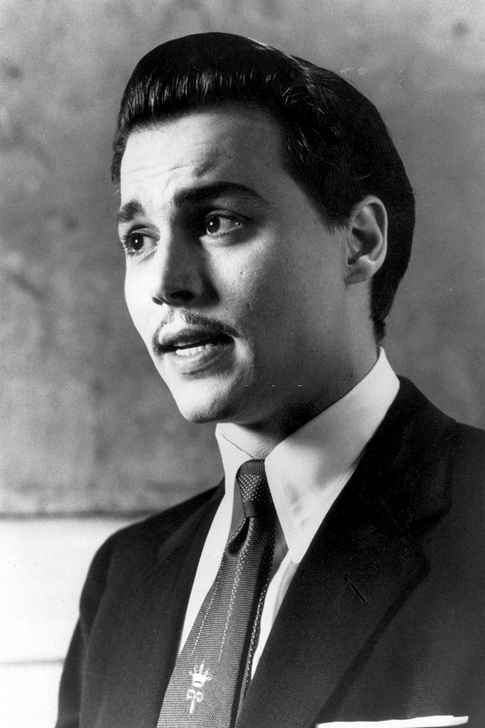 #47 Johnny Depp on the set of Ed Wood, 1994