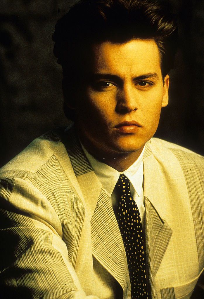#28 Johnny Depp in a publicity portrait from the television series ’21 Jump Street’, 1987