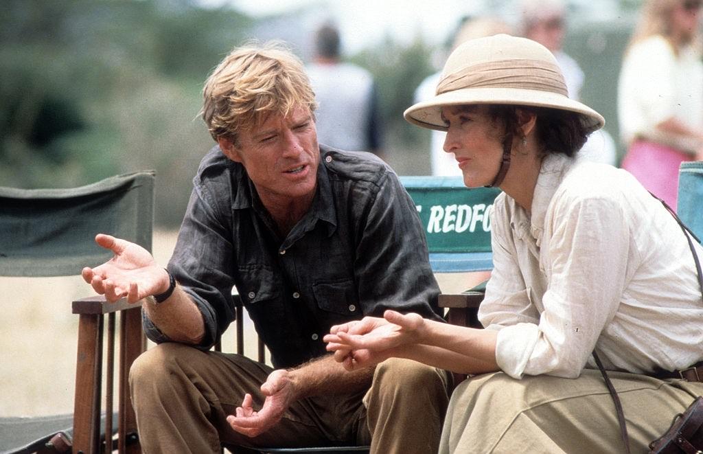 Meryl Streep with Robert Redfort in the movie ‘Out Of Africa’, 1985