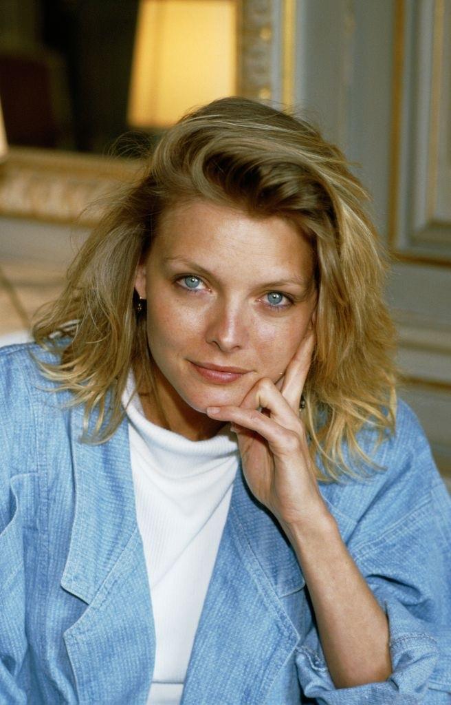 Michelle Pfeiffer at the Cognac crime film festival, 1985