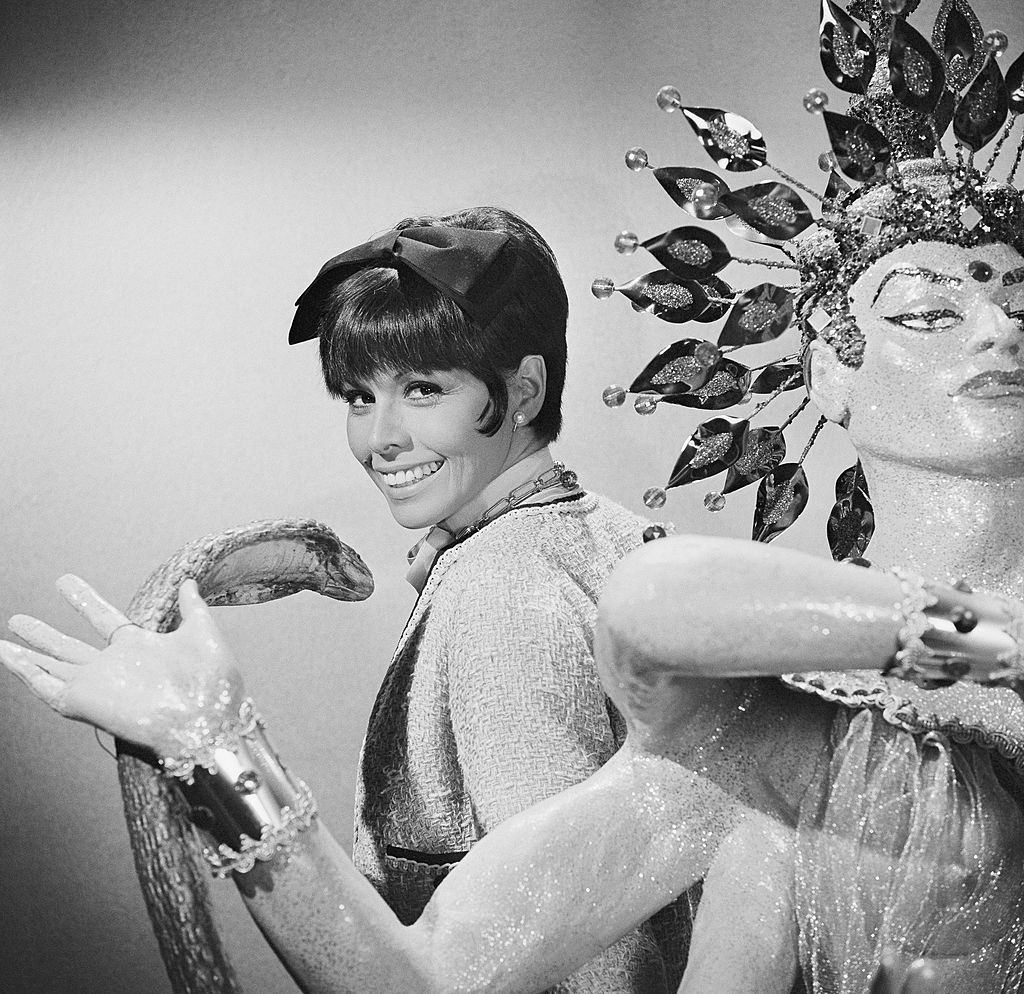 Neile Adams as Sita Chandi during the making of “The Yellow Scarf Affair” Episode 17, 1965